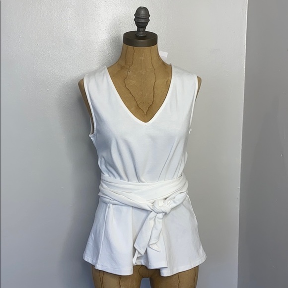 J.Crew wrap around white blouse SM - Picture 9 of 16